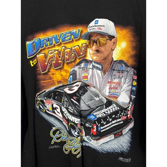 Vintage 2001 Nascar Dale Earnhardt "Vision Of A Champion" Chase Authentics Tee 1 - Picture 6 of 6